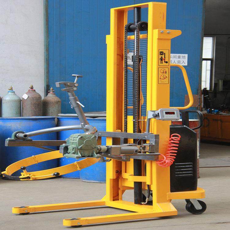 450kg电子称电动油桶堆高车半自动油桶翻转倒料车称重电动油桶车,搬运/仓储/物流设备,地磅/工业衡器,淘宝优惠券,粉丝福利购,淘宝优惠卷