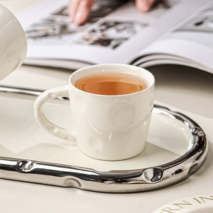家用乔迁新居茶杯茶具水壶客厅待客高档陶瓷水杯水具 杯子杯具套装