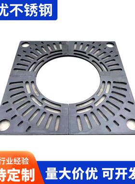 方形球圆形护树板RZD墨铁树池篦铸子市政园钢板林护树盖板树篦子