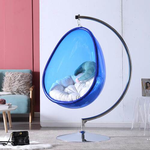 落地形透明泡椅半球吊椅蛋克亚力泡吊篮室内外阳台庭院玻NO77290