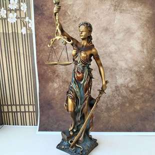 树特大号正义女神雕塑欧式 1公室客厅餐厅饰高端脂艺术复 古办804