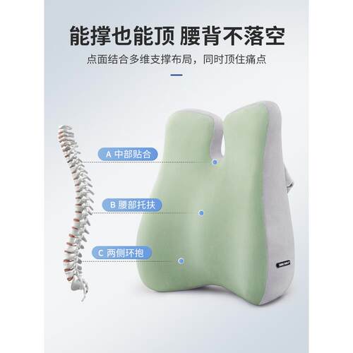 M6988R45202靠垫办公久坐护腰腰靠背孕妇记忆室棉腰垫枕腰椅子座