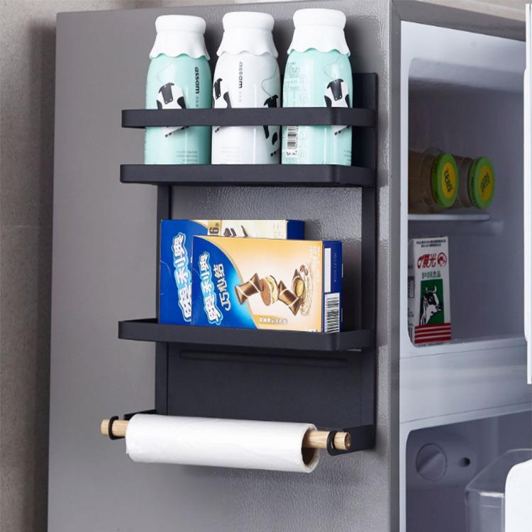 冰箱磁块壁侧壁挂架房置物调味整理架纸巾厨架挂式磁吸HCMT001带