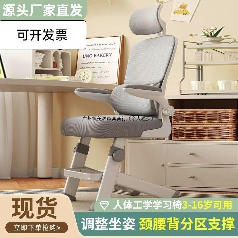 升降工学脑椅子青年高初中桌学12549生专用字写书椅子儿电童学习