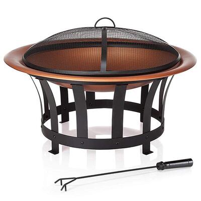 家用铁艺烤火盆烧烤炉室内炭外取暖便携木烤QPF火炉桌架冬天火器