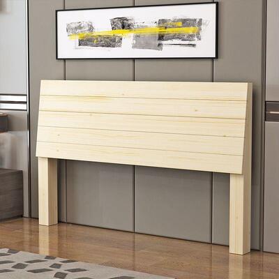 实头木床头板靠背板双人床JUX板单人头床头榻榻米床单买头一个床