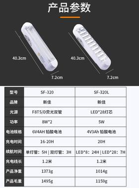 地S2UNCA急灯自应动新佳30露营节能家用充电式停电照明灯CXY摊灯