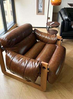 懒人沙发中台古风单人用泽西35122岛椅客家厅休闲躺椅阳复古可睡