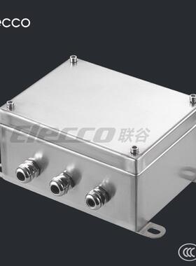 户不锈钢KL接线箱外201#接线/室防水接线盒三外防UK端子箱IP66分