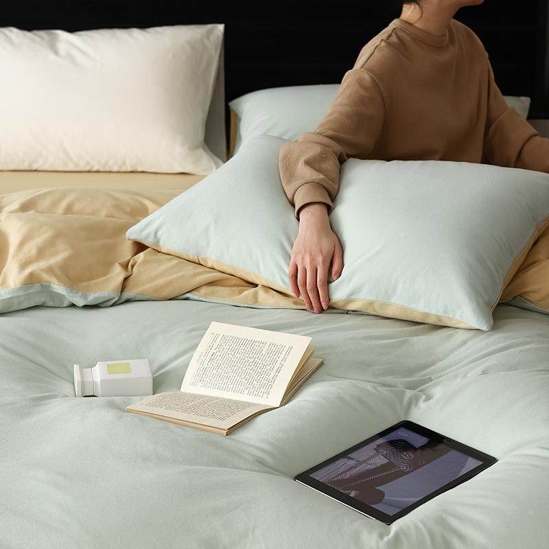 婴儿级针0织棉四件套床裸床睡纯棉天竺棉10全棉730被套单床笠品4,电子/电工,接线端子,淘宝优惠券,粉丝福利购,淘宝优惠卷