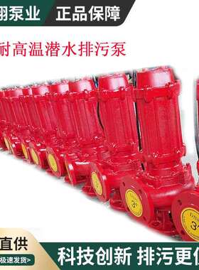 W泵QR耐高JOJ温污水泵铸铁耐热潜水耐厂家型排号全高温热水潜水污