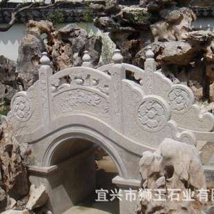 小桥弧形河道栏板花岗岩栏栏杆雕石雕桥栏板杆景观077河道石栏杆