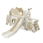 滑滑梯室内家用儿童宝宝滑梯秋千A二合一组合4 6小孩大型家庭玩具