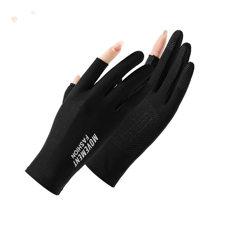 晚上睡觉护e手专用手套女士美容做手膜夜间睡眠手部可触屏二指露