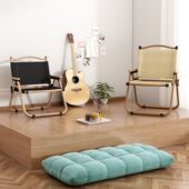 休闲阳台椅户外折叠椅沙滩躺椅钓鱼凳子野餐O露营小椅子家用靠背