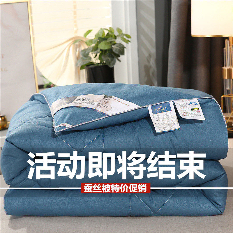 桐乡全棉蚕丝e被100%桑蚕丝8斤冬被加厚保暖6斤春秋被单人双人被