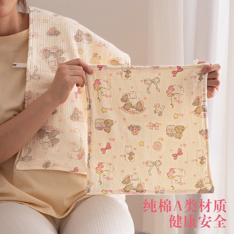 木马小兔儿童a类纱布n六层套装方巾毛巾2025新款全棉洗脸小毛巾,居家布艺,毛巾/面巾,淘宝优惠券,粉丝福利购,淘宝优惠卷