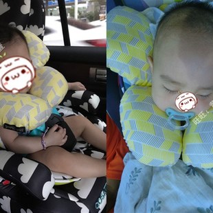 宝宝推车头枕护颈婴儿童u型枕汽车安全座椅睡P觉旅行枕头靠枕靠垫