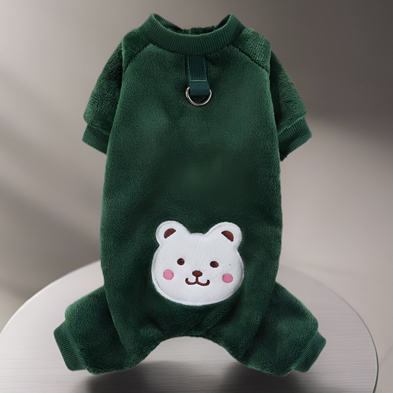 秋冬狗狗b衣服法兰绒小狗小型犬泰迪博美中大型犬萨摩耶金毛保暖