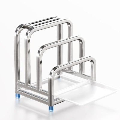 304不锈钢刀h架双层菜板架锅盖架放置架沥水盘厨房置物架刀架一体