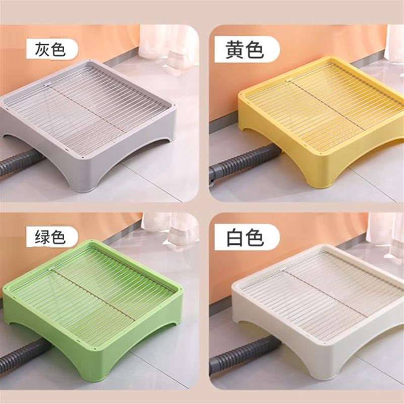 冲水式狗厕所直排k下水道防踩屎便盆防臭不锈钢网架高品质宠物厕