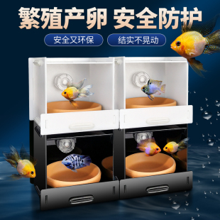 金波子繁殖屋支架托架多格v悬浮隔离盒短鲷类繁殖别墅强力吸盘陶