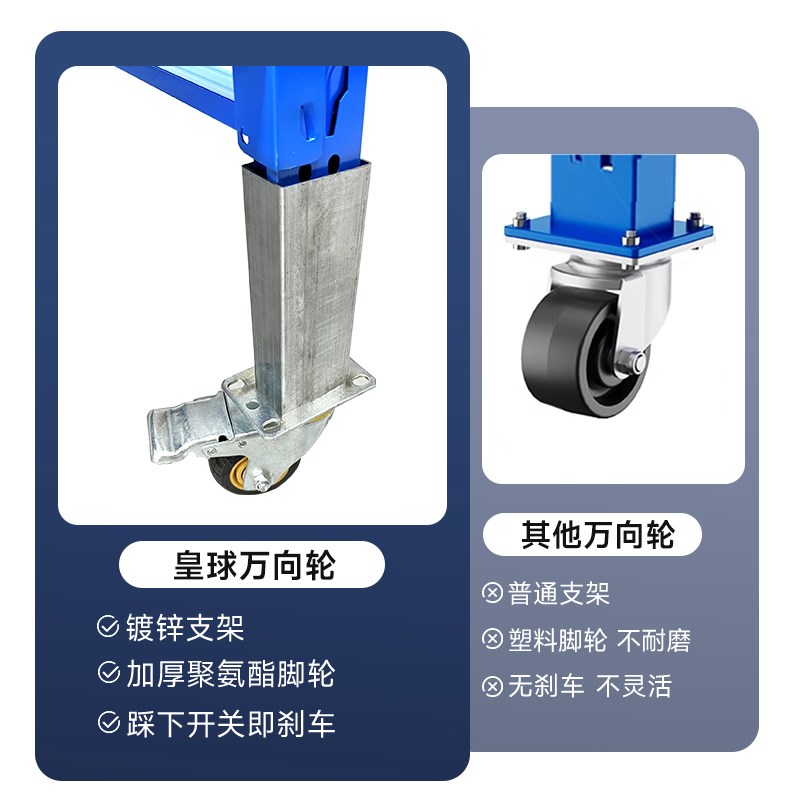 仓储货架家用组i合置物架带万向轮多层移动货架带轮仓库展示架子