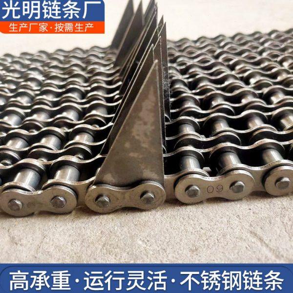 尖齿链条链轮 4分5分6分双节距链条不锈钢弯板链条刮板机带耳链条,五金/工具,链轮,淘宝优惠券,粉丝福利购,淘宝优惠卷