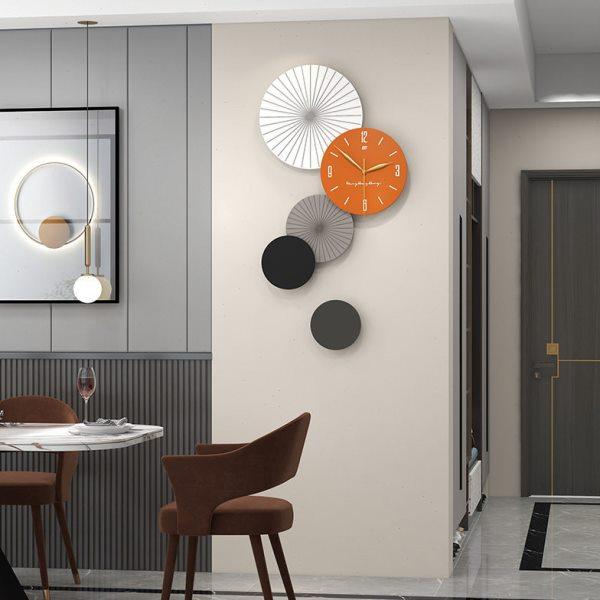 客厅墙面装饰挂钟挂件沙发电视背景墙创意壁饰挂墙餐厅时尚钟表,家居饰品,壁饰,淘宝优惠券,粉丝福利购,淘宝优惠卷