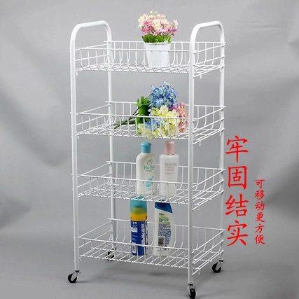 升级版多层带轮浴室架 厨房蔬菜置物架可移动收纳架花架,收纳整理,冰柜置物架,淘宝优惠券,粉丝福利购,淘宝优惠卷