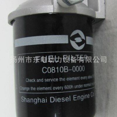 6135 G128柴油发电机组燃油滤清器总成C0810B-0000柴油滤芯柴油格