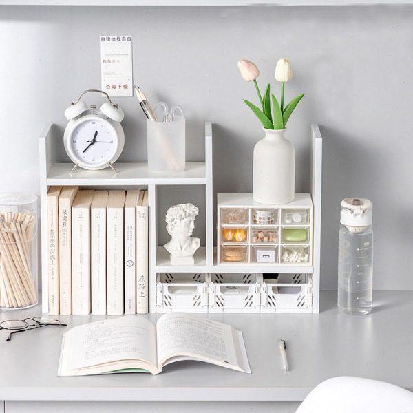 儿童书架桌面置物架多层收纳公室书柜简易伸缩学生阅读移动书立,收纳整理,书桌收纳置物架,淘宝优惠券,粉丝福利购,淘宝优惠卷