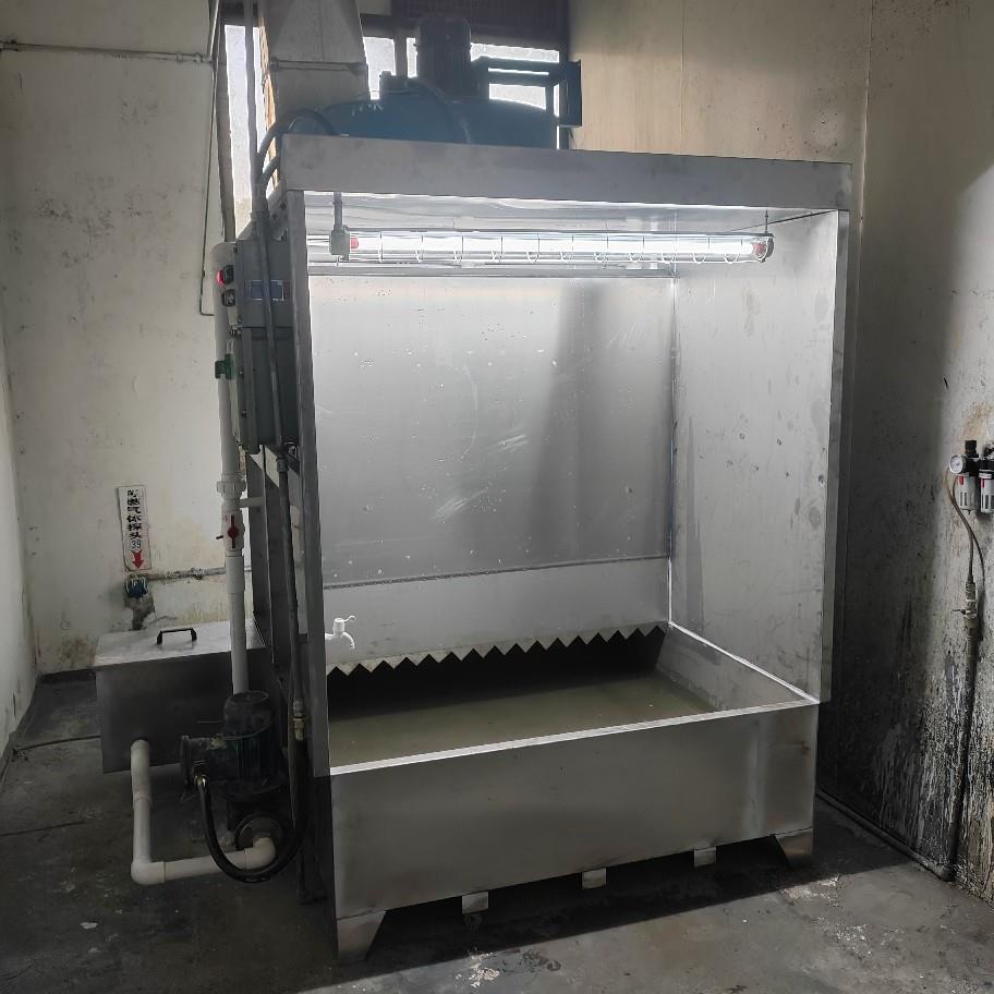 化工厂防爆水帘柜工艺品喷油水帘柜喷漆房水濂机环保水帘机设备厂