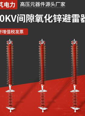 金属氧化锌避雷器110KV间隙氧化锌避雷器HY10CX-108-281避雷器