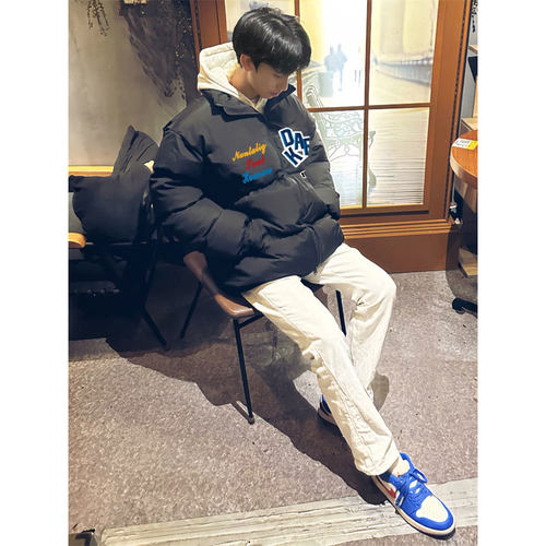 高街立领棉衣外套男羽绒棉服