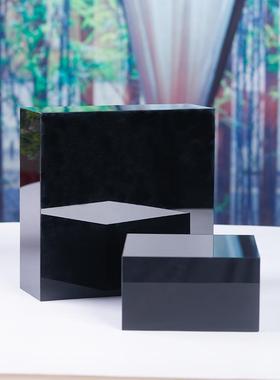 亚克力发光底座佛像琉璃水晶球内雕工艺品摆件发光底座桌面展示架
