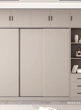 实型木衣柜家卧奶室到顶油风简用易小户现代简约儿童轻QYL奢耐用