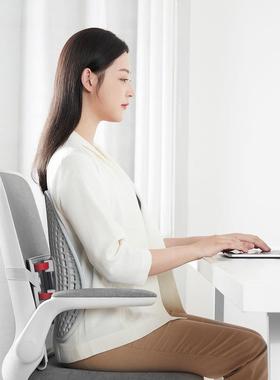 有品乐生态链靠班背靠人体工学可压调护LFA腰减矫正腰垫办公室车