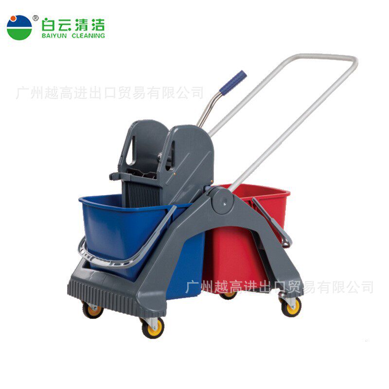 白云60L双桶手挤榨水车