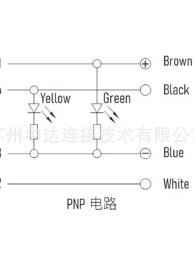 M1204Pin母弯头预铸式10MLED带指-示灯替换XS2FMTKB12PVC4A1MPLED