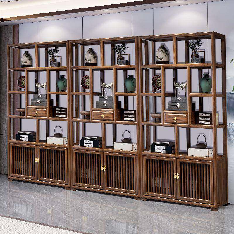 实木中式博古宝阁置物架办公新室展示柜酒柜OVC书柜多玄关隔断架,住宅家具,多宝格/博古架,淘宝优惠券,粉丝福利购,淘宝优惠卷