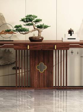 乌VEX金木玄关加长款2条案几1.桌61.8/米新/中式实木玄关柜中堂供