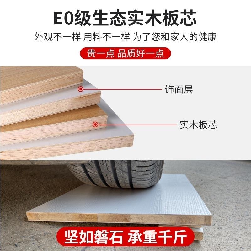 实GAK木电视安柜茶几组合型小户家用电视柜客厅奶茶油风几带抽屉