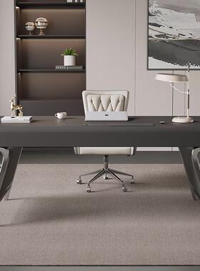 皮书桌轻奢现ZG-72565代实木家用公书房设计鞍师现代办马桌意式极