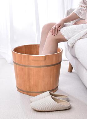 木质足浴木桶JPU家盆用洗脚桶泡脚桶按摩桶重生要养实木洗脚木盆