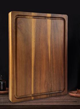 厨房凹MCL20191槽菜板思实木相砧板厨房家用案板厨房工果具切水切