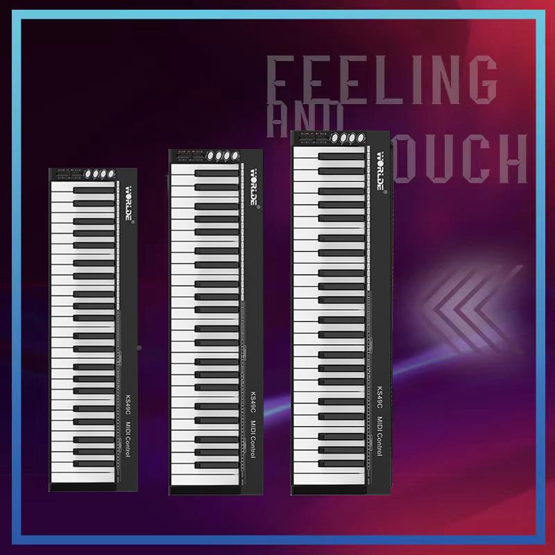 World4eKS9A专业mid键盘m音idi控制器编曲键盘乐KDXi键盘电音键盘