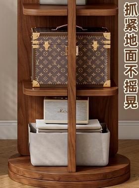 拱形旋HQC转全身镜落镜家用卧室试衣大镜子移挂衣架一动体穿衣地