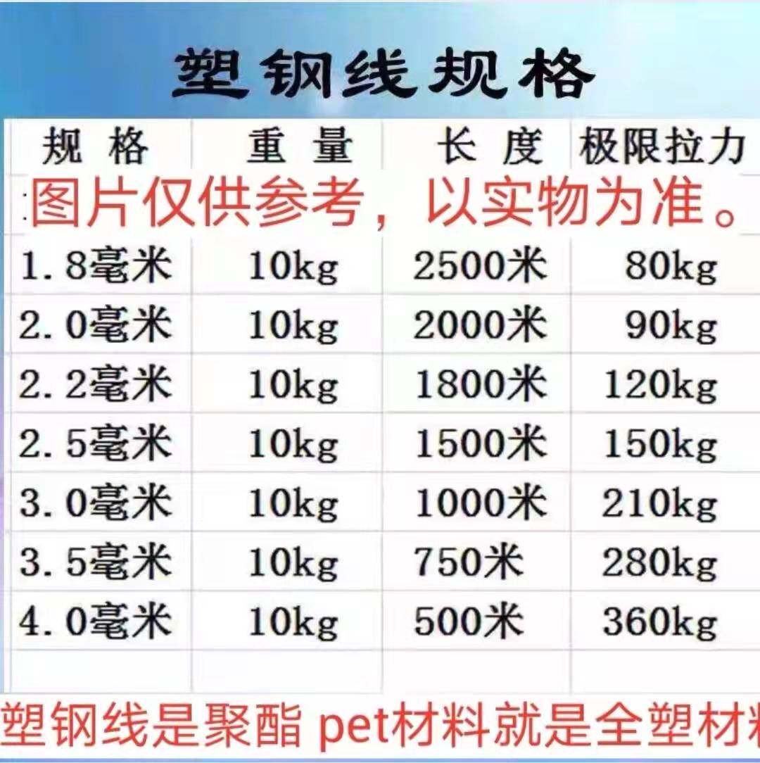 塑钢线 聚酯托幕线大棚养殖种植支撑压膜线火龙果百香果菌类架子