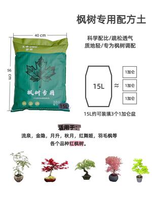 【枫树专用】营养土配方土种植流泉枫红枫女神约旦金隐月升秋月土
